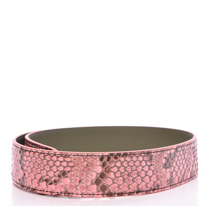 Fendi Shiny Python Vitello Dolce Strap You Lollypop Equatore 2 of 5