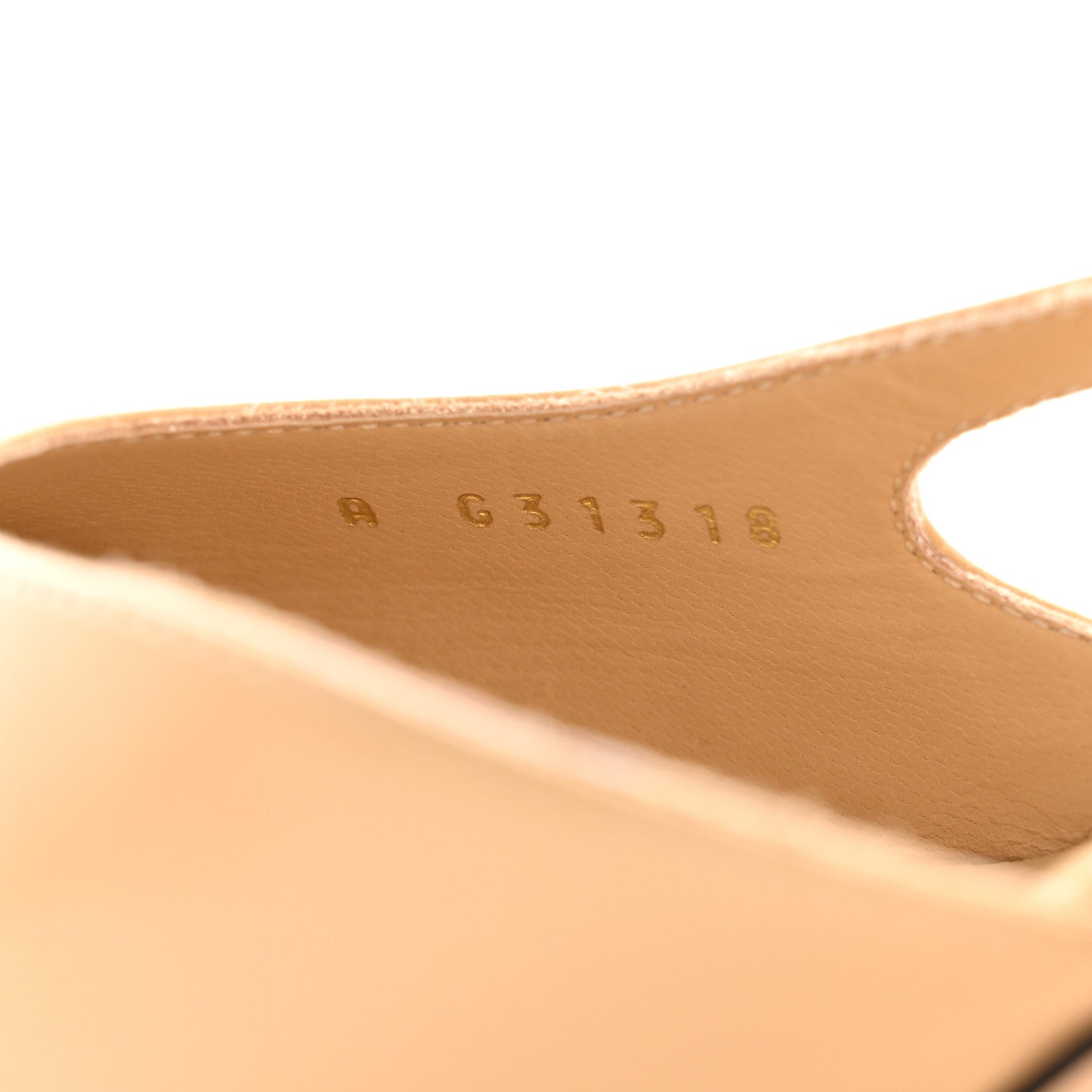 Chanel Goatskin Grosgrain Cap Toe CC Slingback Pumps 36.5 Beige Black 8 of 10