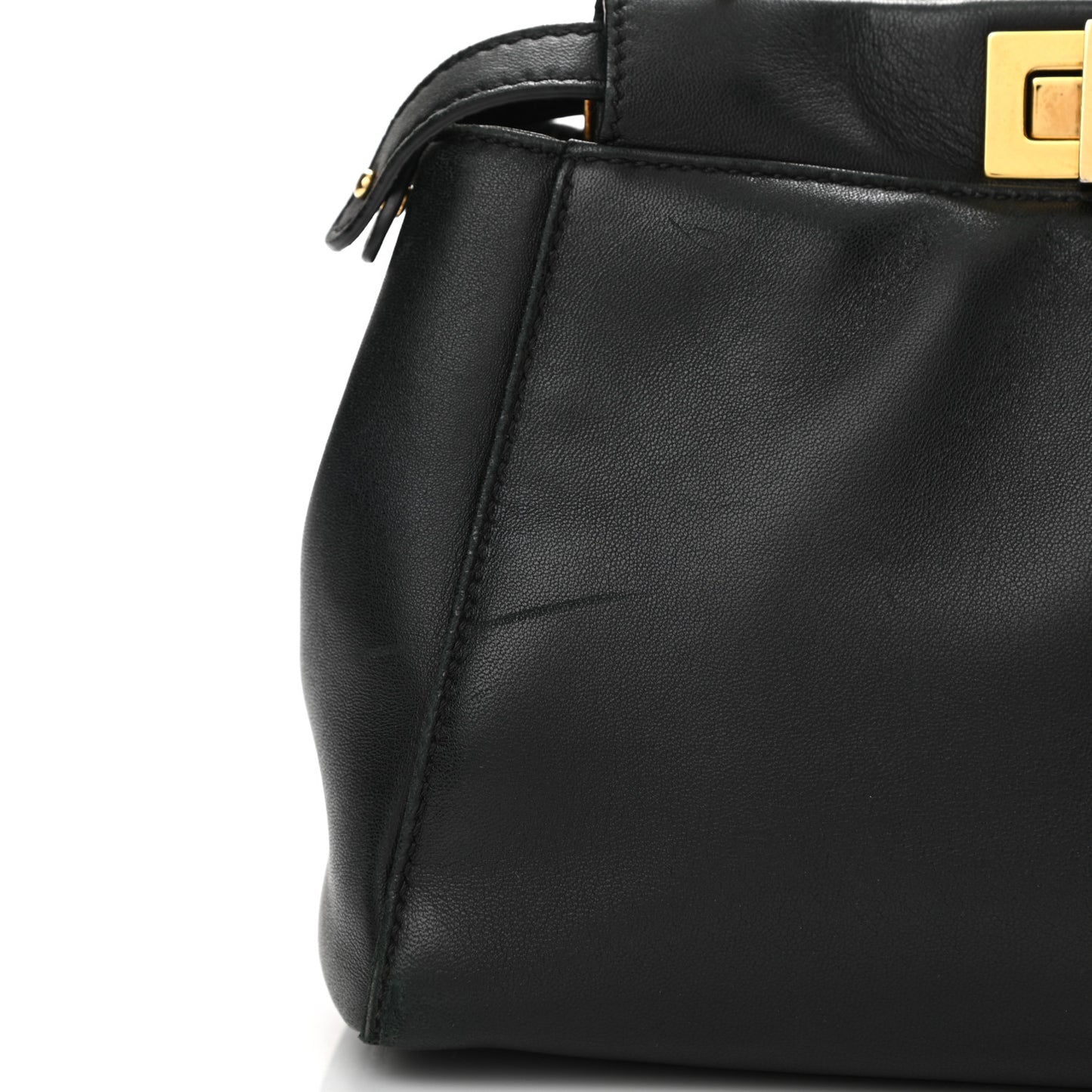 Nappa Mini Peekaboo Iconic Satchel Black