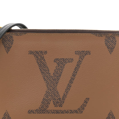 Louis Vuitton Reverse Monogram Giant Double Zip Pochette 9 of 12