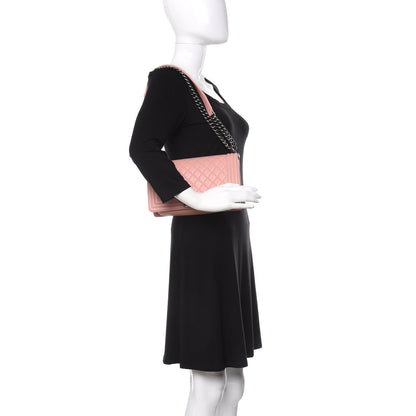 Chanel Lambskin Quilted Medium Boy Flap Light Pink 2 of 11