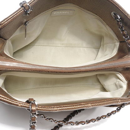 Chanel Caviar Timeless CC Shopping Tote Bronze 6 of 8