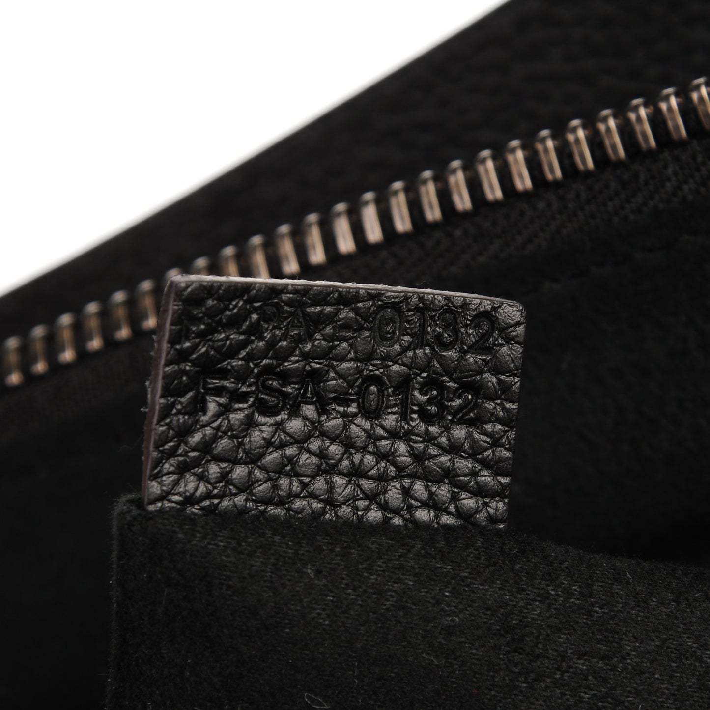 Drummed Calfskin Mini Luggage Black