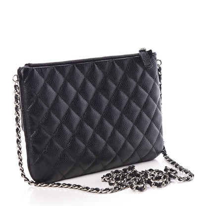 Chanel Caviar Quilted Daily Zip Crossbody Bag Black 3 of 10