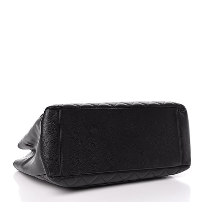 Chanel Caviar Quilted Grand Shopping Tote GST Black 4 of 10