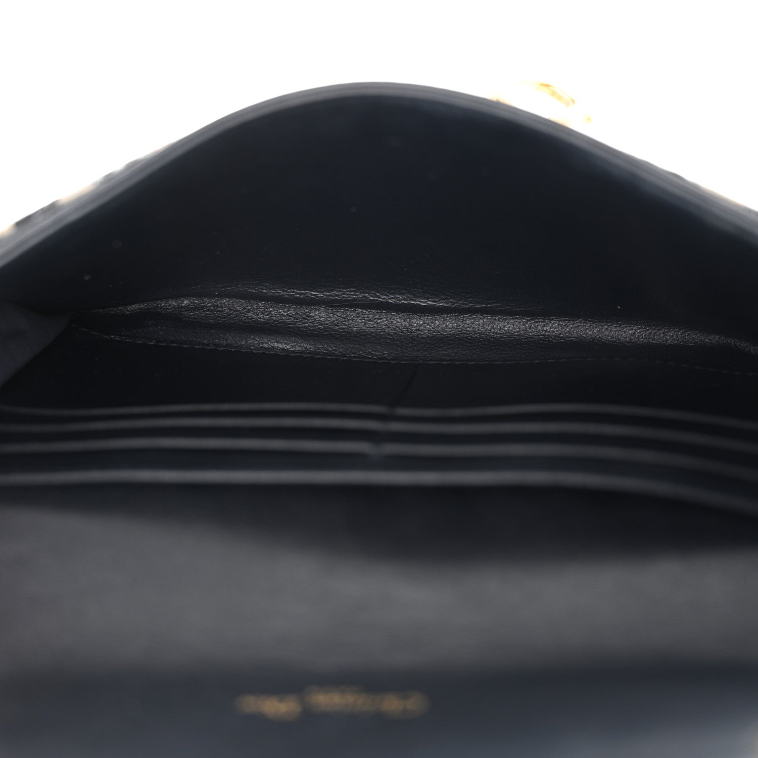 Christian Dior Oblique Saddle Chain Wallet Blue 6 of 14