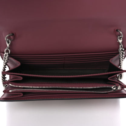 Gucci GG Supreme Monogram Blooms Mini Dionysus Chain Wallet Beige Multicolor Dry Rose 5 of 10