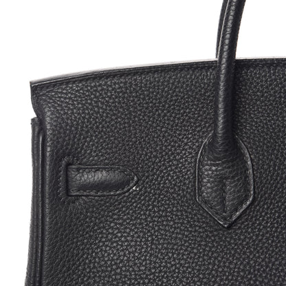 Hermes Togo Birkin 25 Black 10 of 38