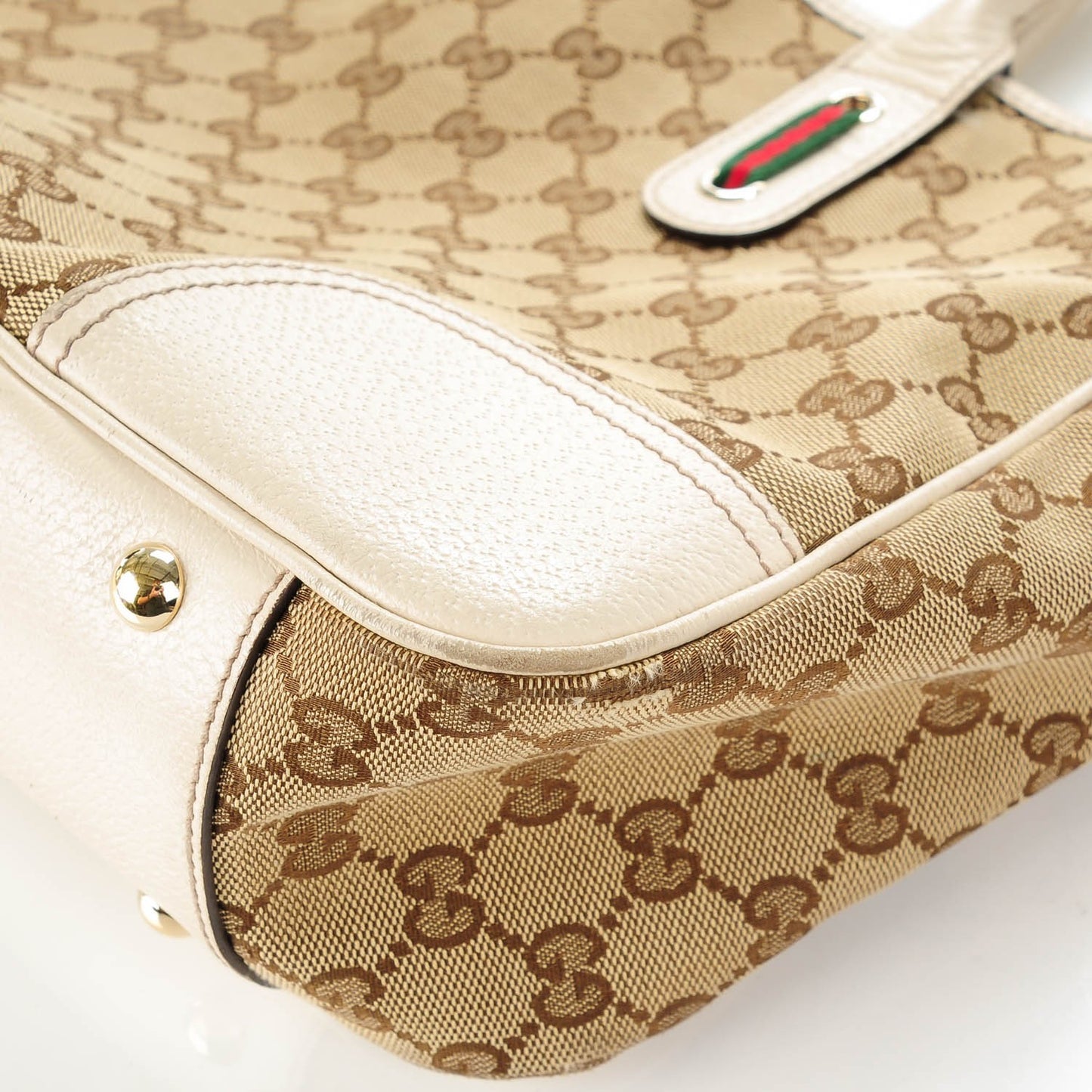 Monogram Medium Princy Tote Off White