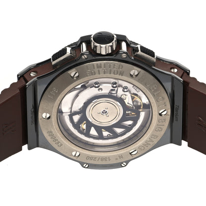Hublot Ceramic Carbon Fiber Rubber 41mm Big Bang Automatic Watch Brown 341.CB.1001.RX 4 of 4