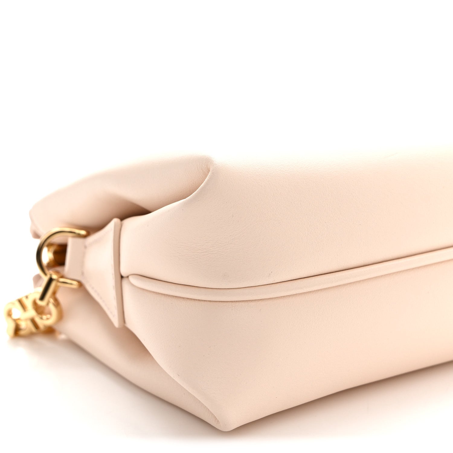 Salvatore Ferragamo Calfskin Gancini Chain Mini Bag Ballet Pink 9 of 10