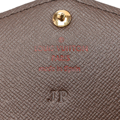Louis Vuitton Damier Ebene Sarah Wallet NM 6 of 7