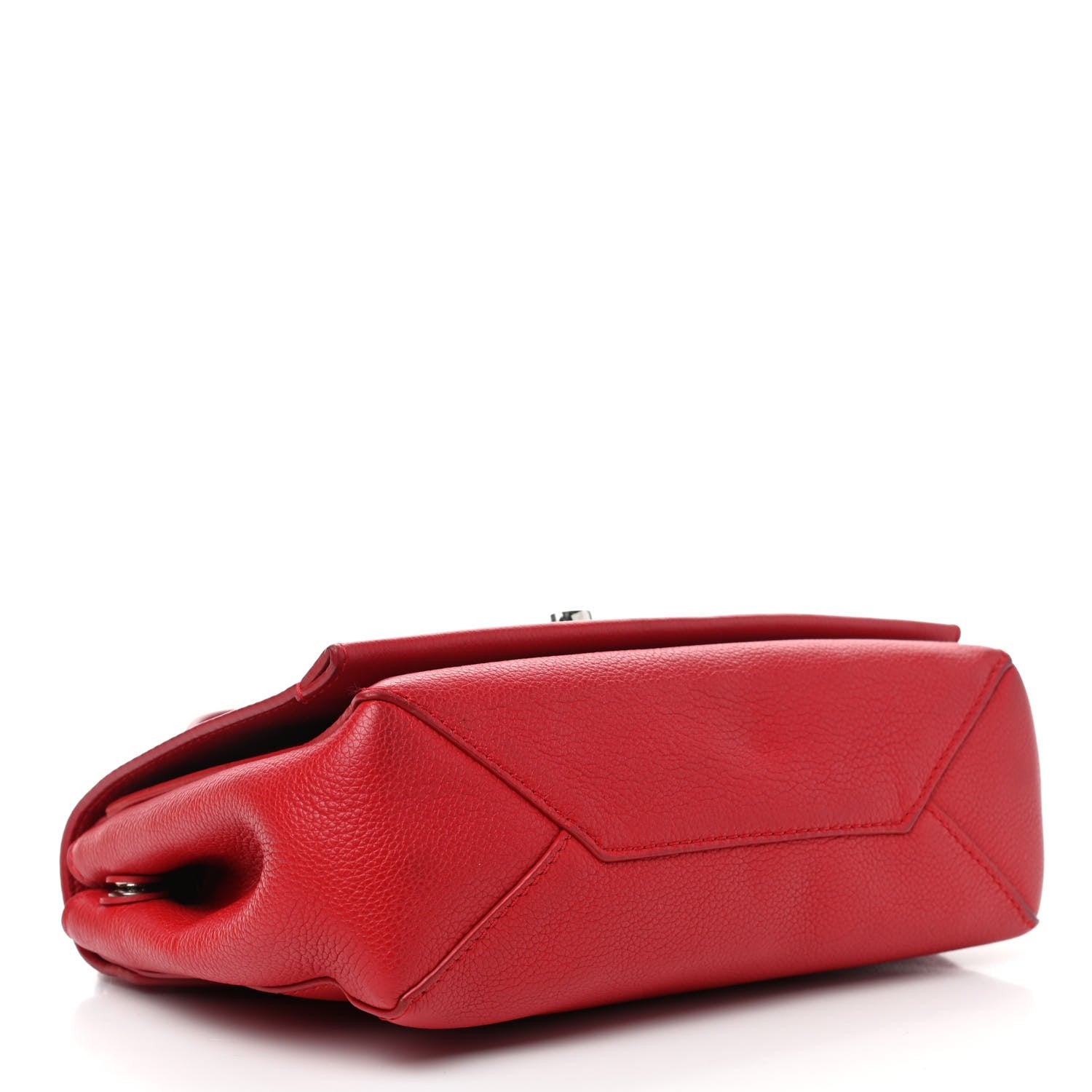 Louis Vuitton Calfskin Lockme II Chain Bag BB Rubis 3 of 14
