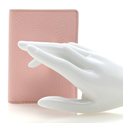 Louis Vuitton Taurillon Capucines Vertical Compact Wallet Rose Jasmin 2 of 6