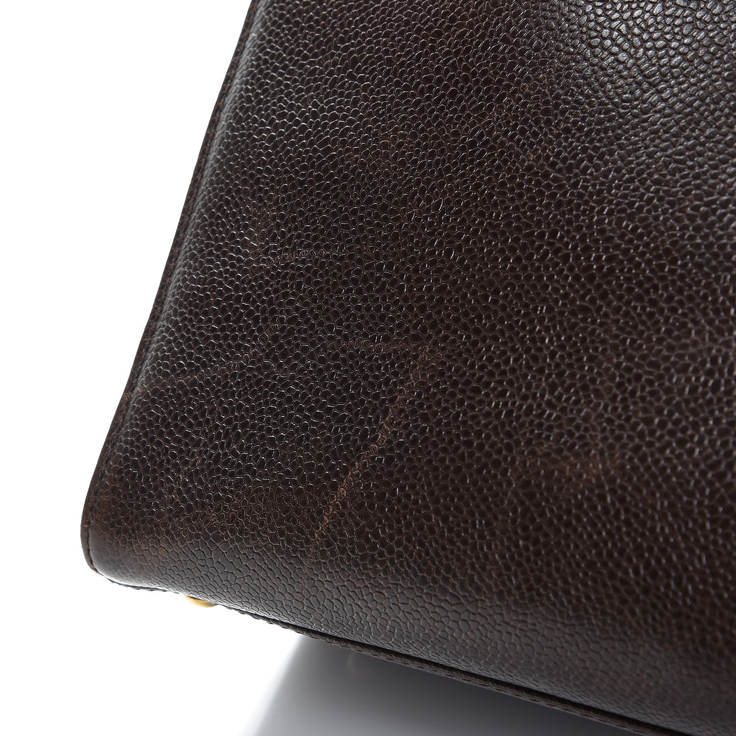 Chanel Caviar Shoulder Bag Brown 9 of 18