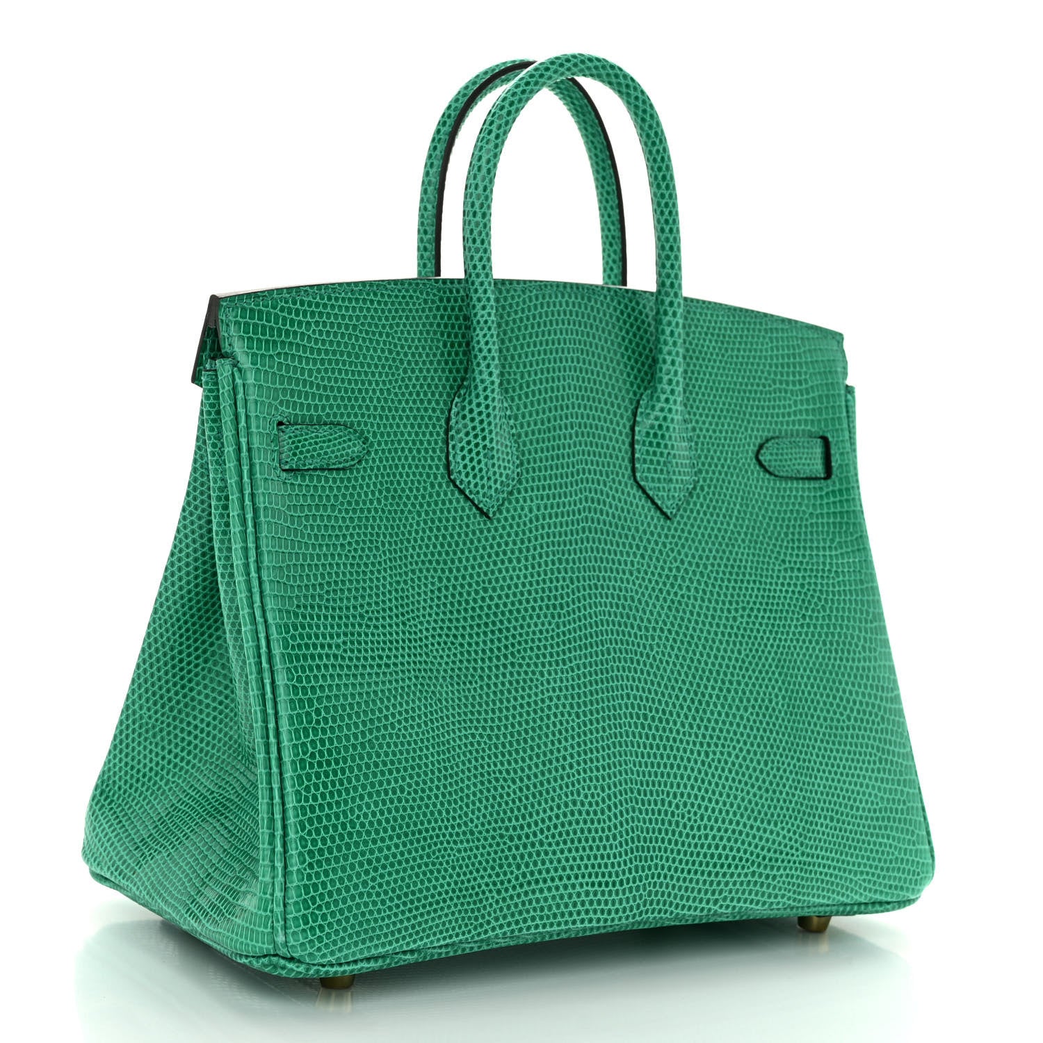 Hermes Lizard Birkin 25 Menthe 2 of 12