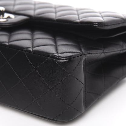 Chanel Lambskin Quilted Medium Double Flap Black 9 of 12