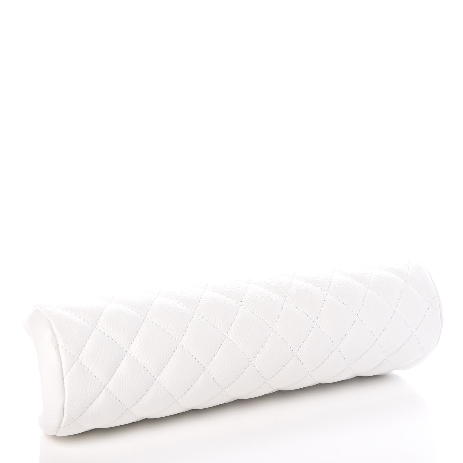 Chanel Caviar Quilted Timeless Clutch White 4 of 10
