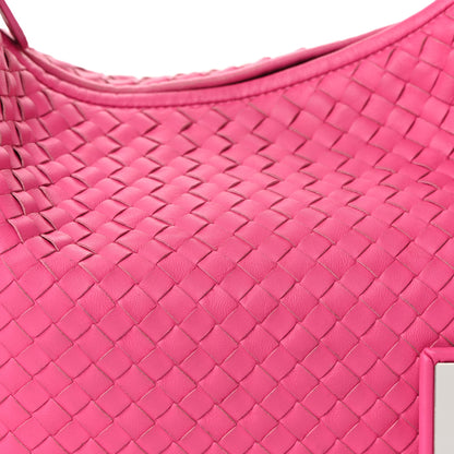 Bottega Veneta Nappa Intrecciato Medium Veneta Hobo Fuchsia 7 of 11