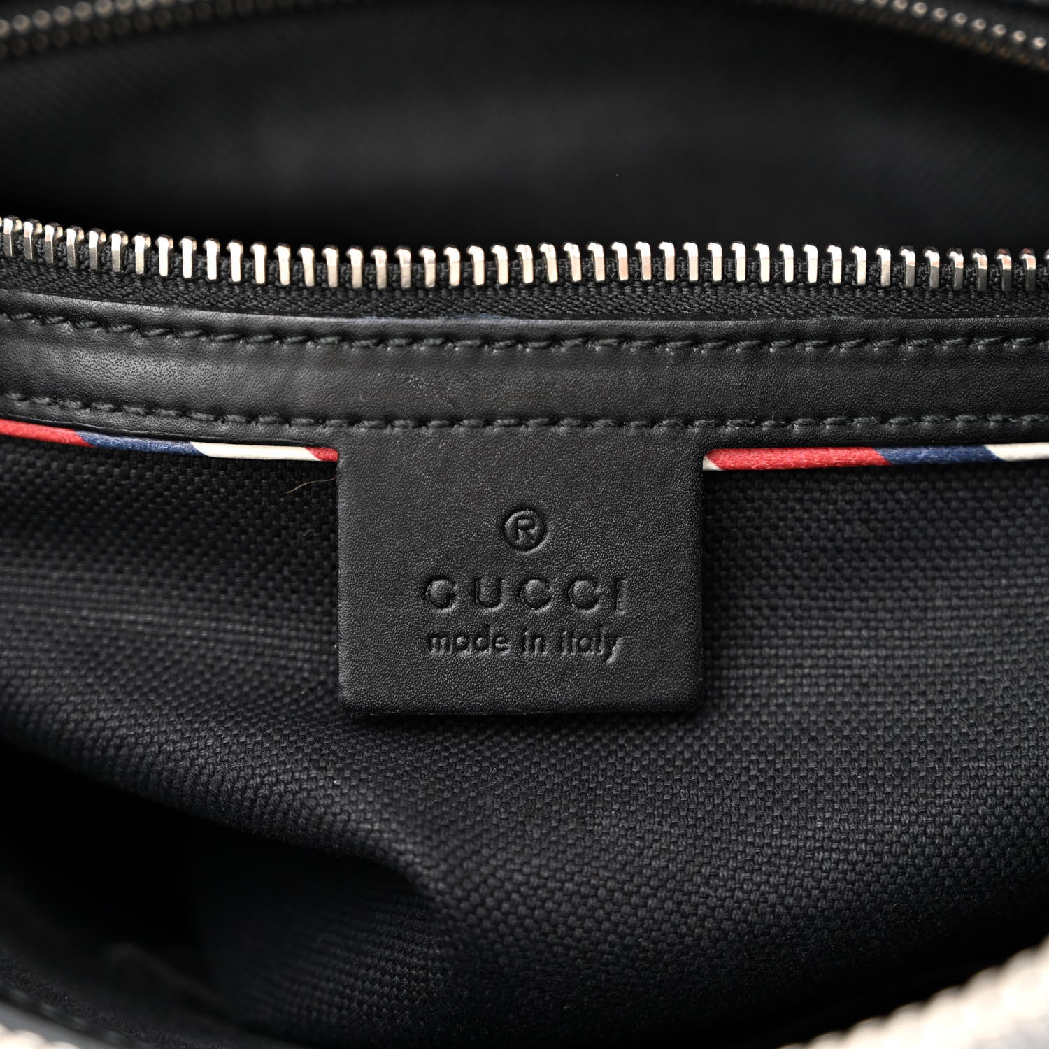 Gucci GG Supreme Monogram Night Courrier Flat Messenger Bag Black Multicolor 6 of 11