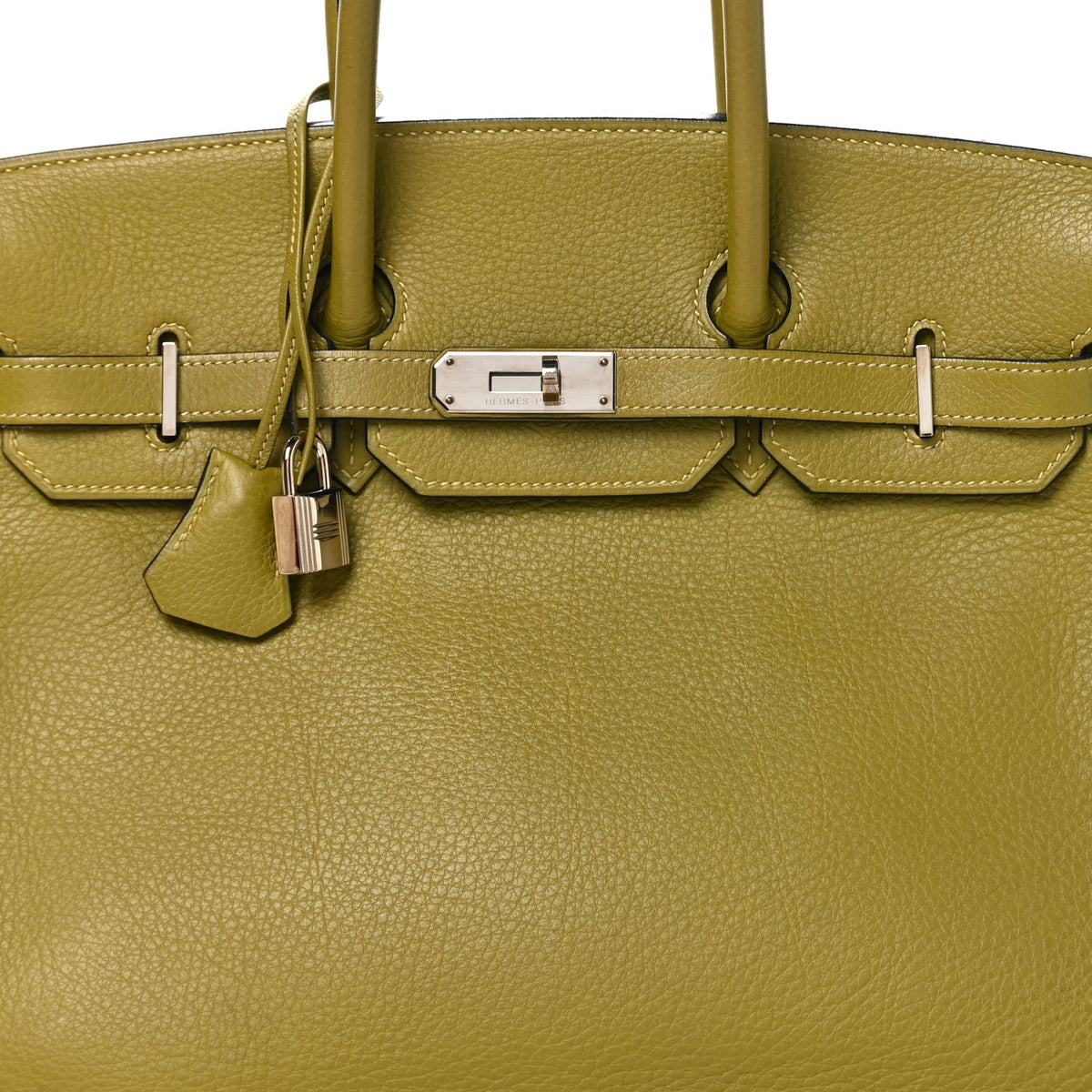 Hermes Togo Birkin 35 Vert Chartreuse 7 of 9