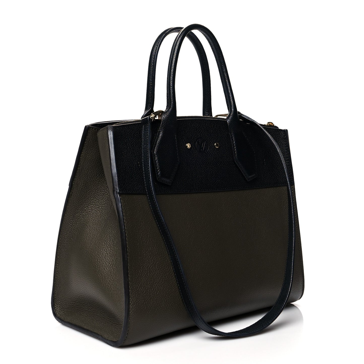 Calfskin City Steamer MM Kaki Black