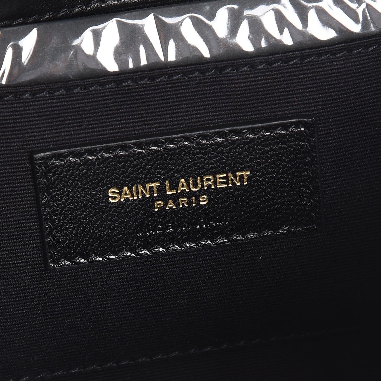 Saint Laurent Lambskin Patchwork Monogram Small Jamie Black 7 of 8