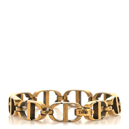 Christian Dior Metal CD Chain Bracelet Gold 1 of 4