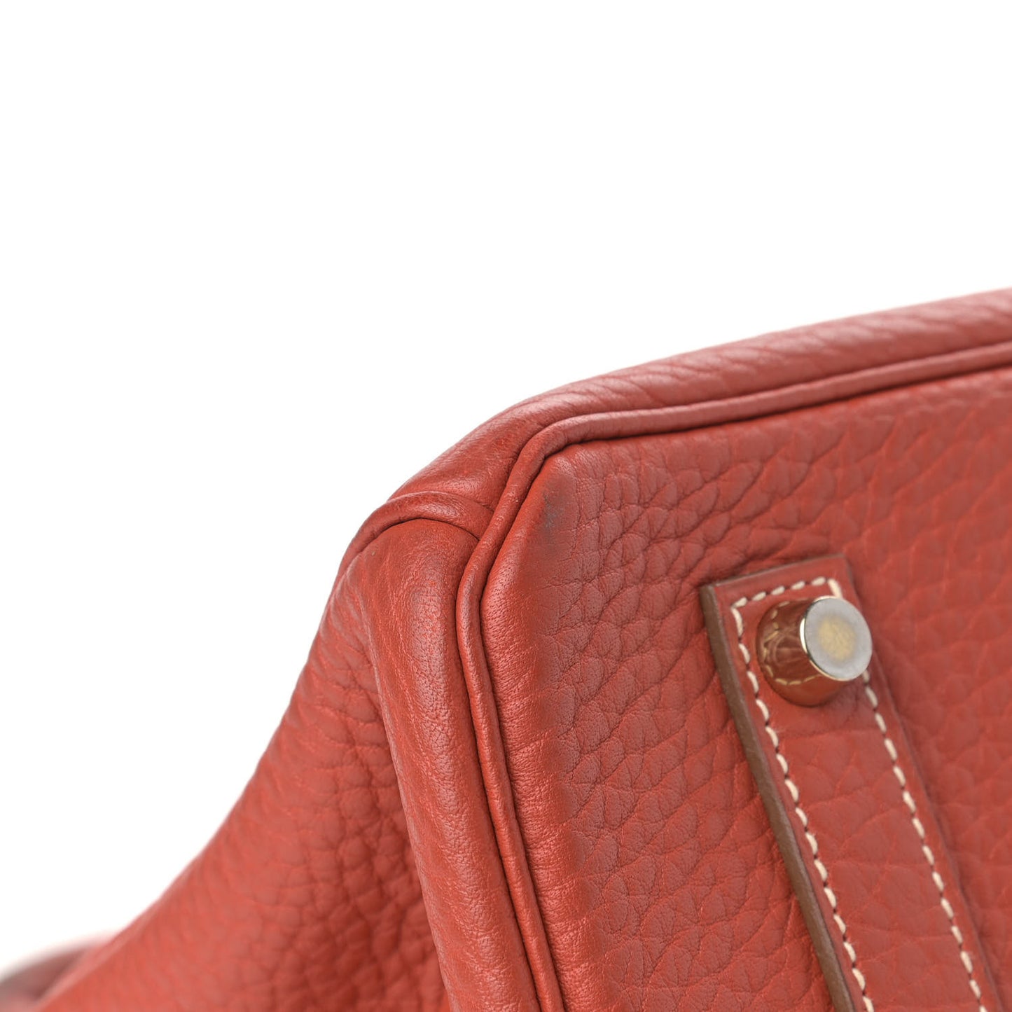 Taurillon Clemence Birkin 35 Sanguine