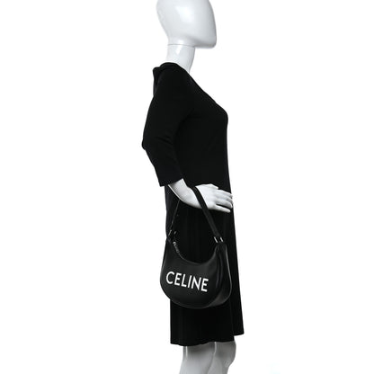 Celine Calfskin Ava Shoulder Bag Black 2 of 9