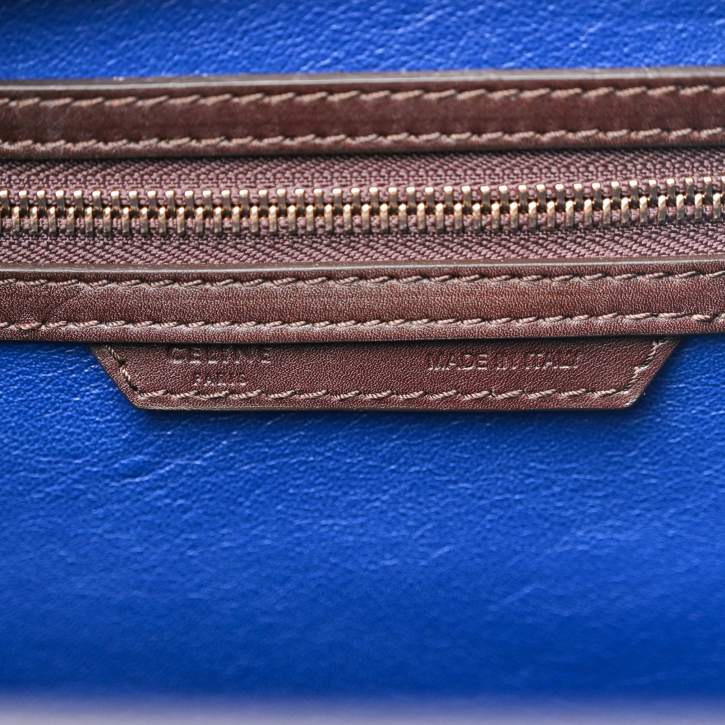 Smooth Calfskin Mini Tri-Color Luggage Acajou