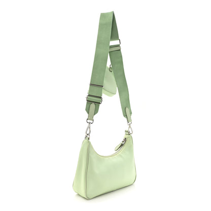 Prada Re-Nylon Saffiano Re-Edition 2005 Shoulder Bag Acqua 3 of 9