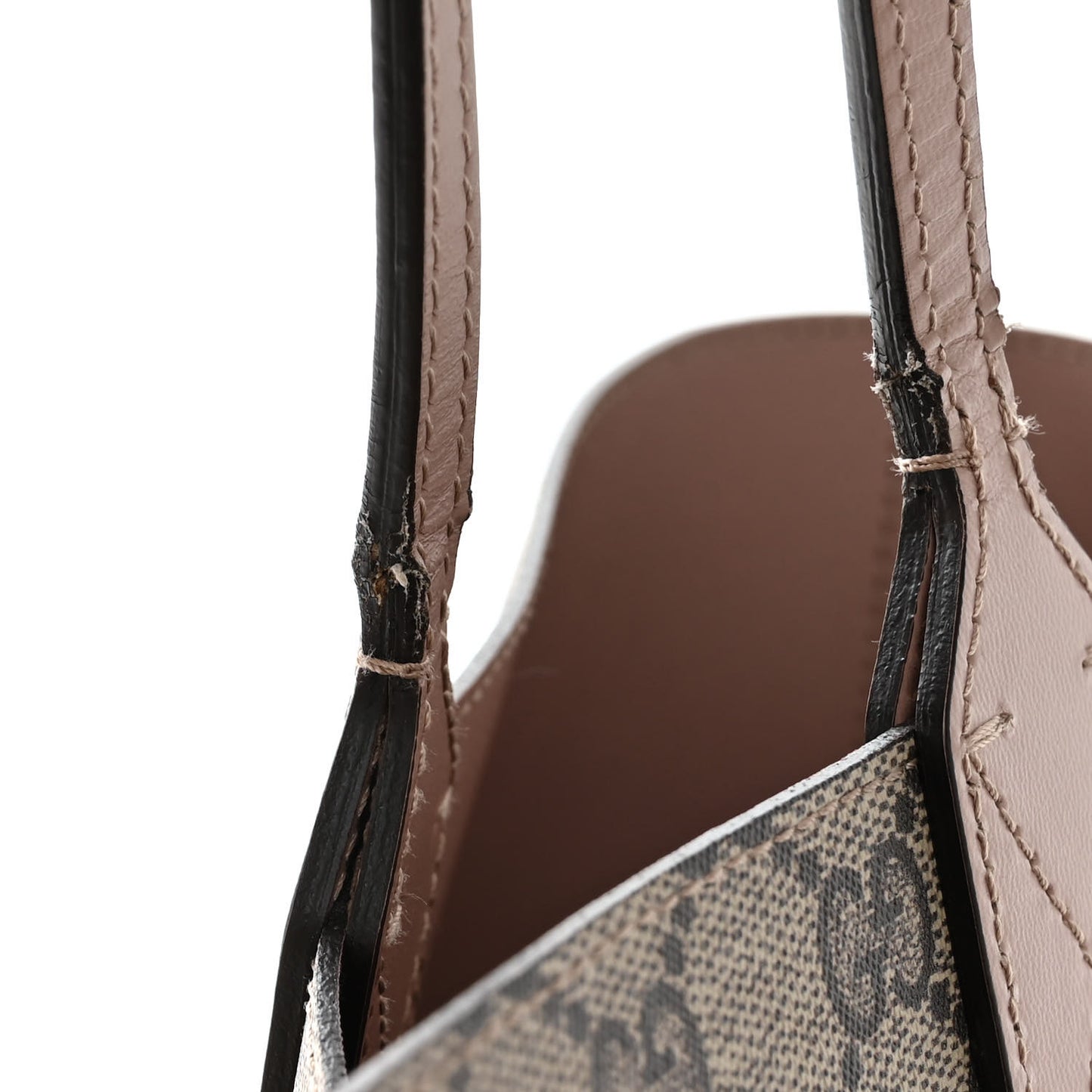 GG Supreme Monogram Medium Reversible Tote Beige Dark Cipria