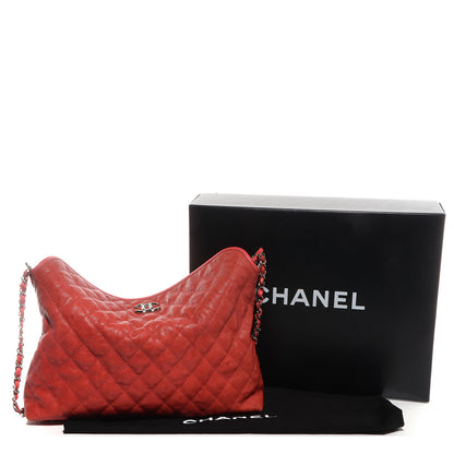 Chanel Caviar French Riviera Hobo Rouge 5 of 8