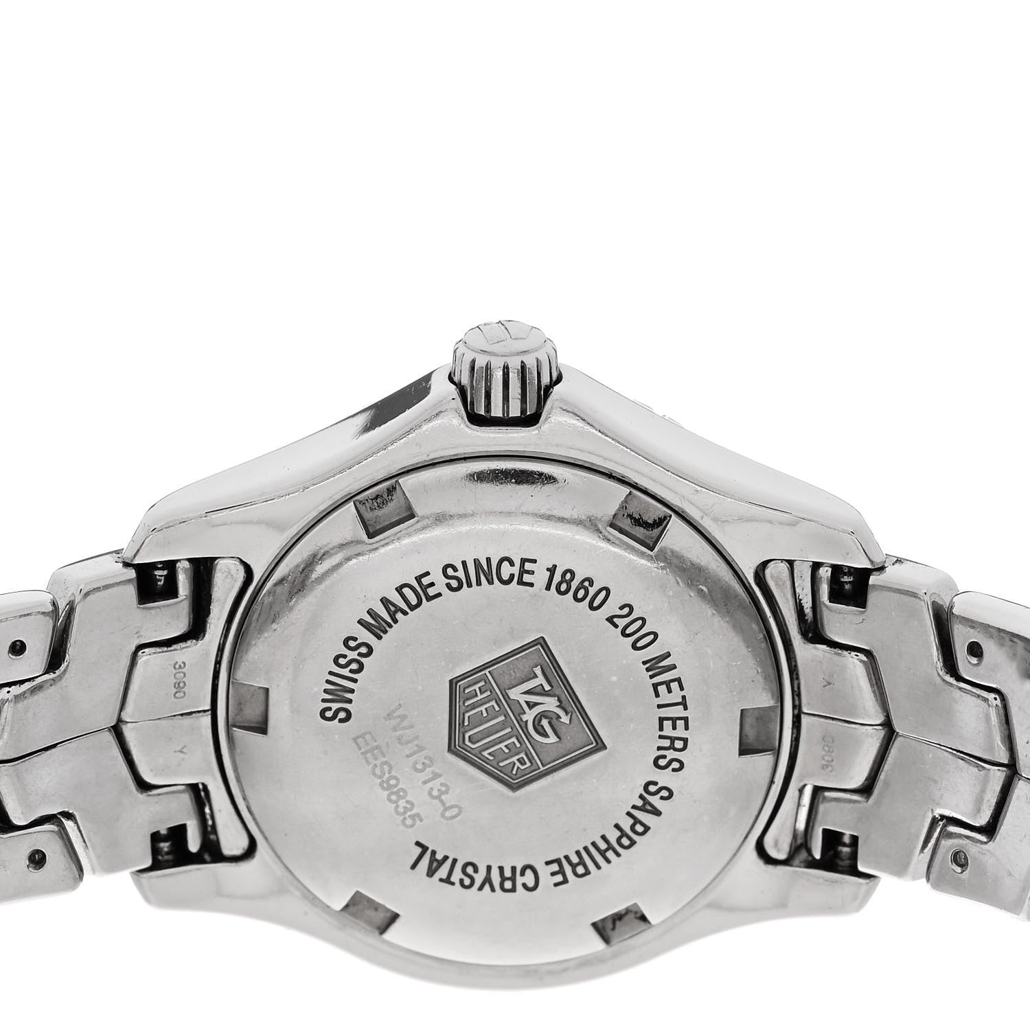 Tag Heuer Stainless Steel Mother of Pearl 27mm Link Quartz Watch WJ1313-0 4 of 4
