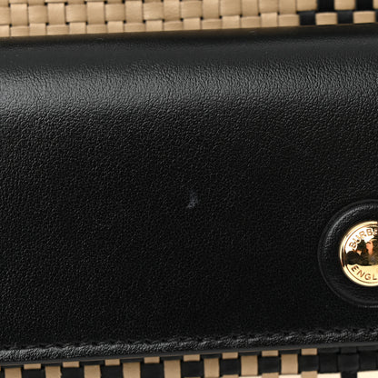 Burberry Calfskin Check Mini Pocket Bag Black 11 of 12
