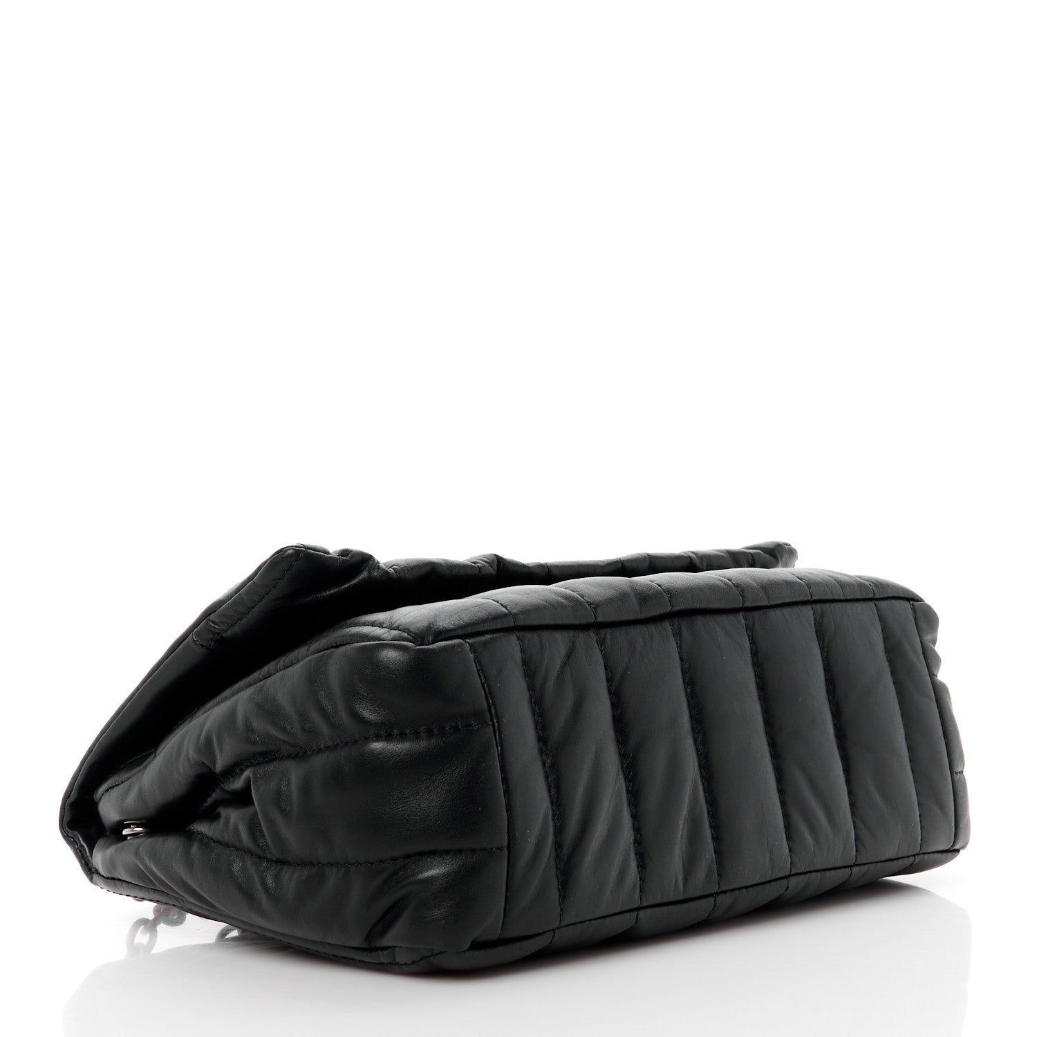 Balenciaga Calfskin Quilted Mini Monaco Chain Shoulder Bag Black 4 of 10