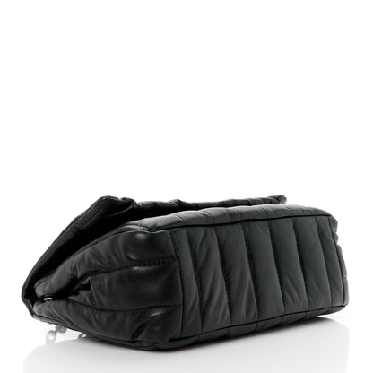 Balenciaga Calfskin Quilted Mini Monaco Chain Shoulder Bag Black 4 of 10