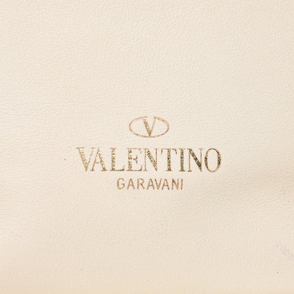 Valentino Garavani Vitello Rockstud Double Handle Tote Ivory 13 of 13