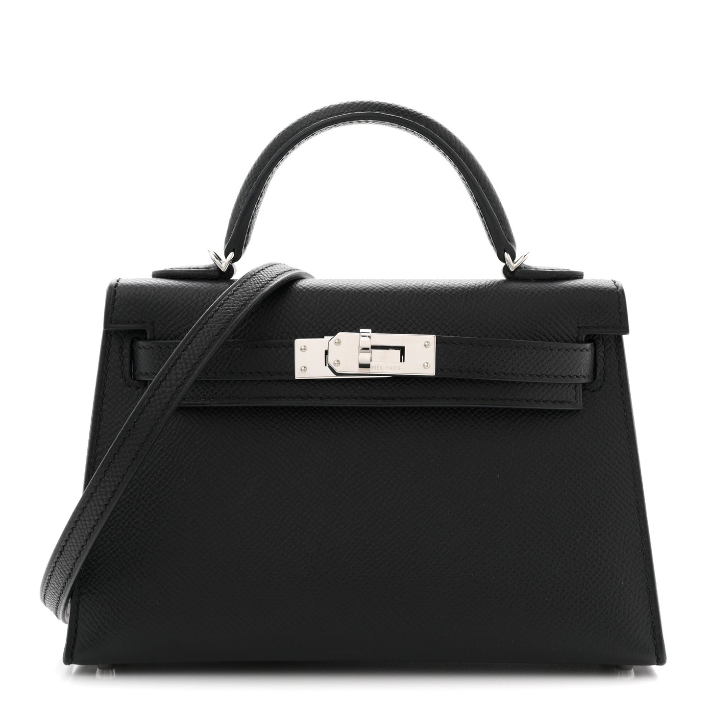 Epsom Mini Kelly Sellier 20 Black Black
