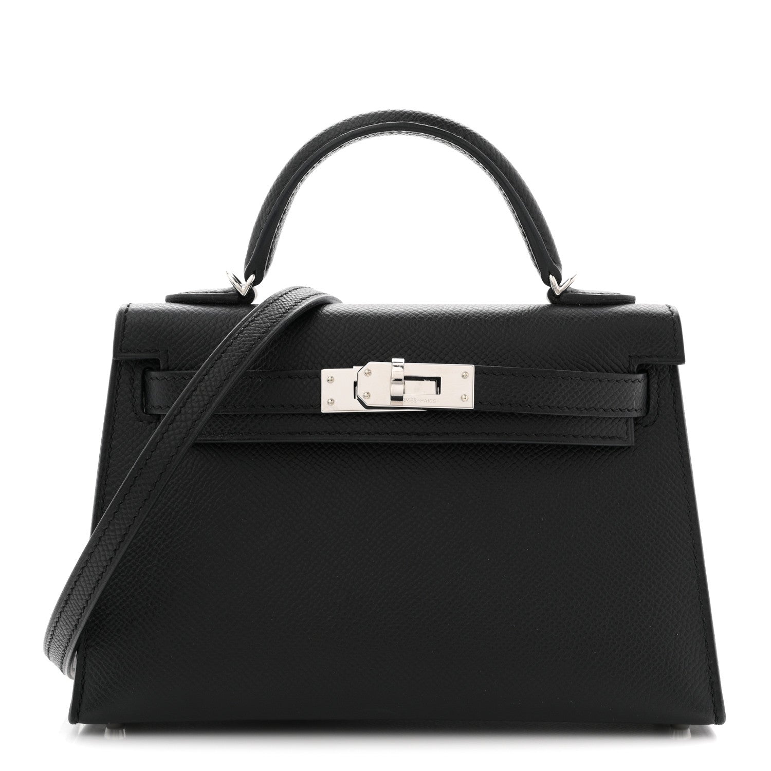 Hermes Epsom Mini Kelly Sellier 20 Black Black 1 of 11