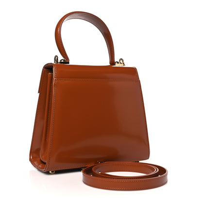 Salvatore Ferragamo Brushed Off Calfskin Small Iconic Top Handle Cuoio 3 of 10
