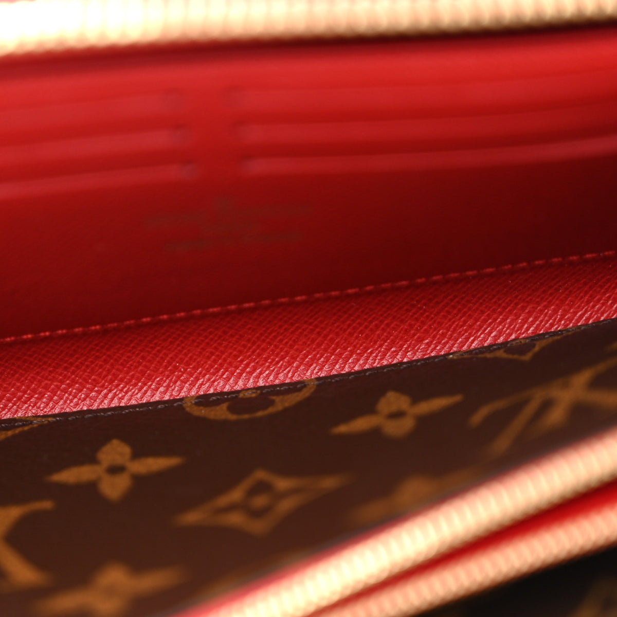Louis Vuitton Monogram Retiro Zippy Wallet Cherry 5 of 14
