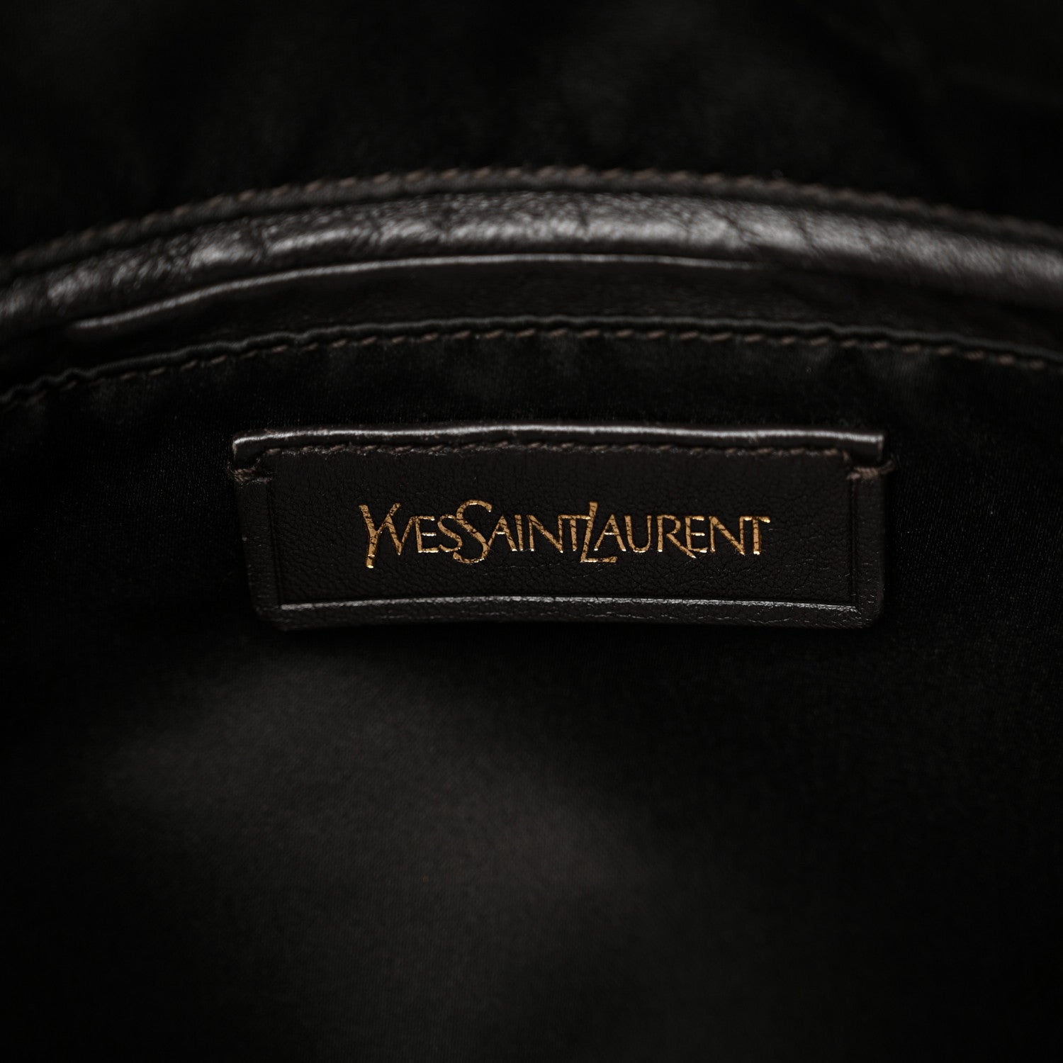 Saint Laurent Nubuck Crocodile Embossed Oversized Muse Brown 6 of 12
