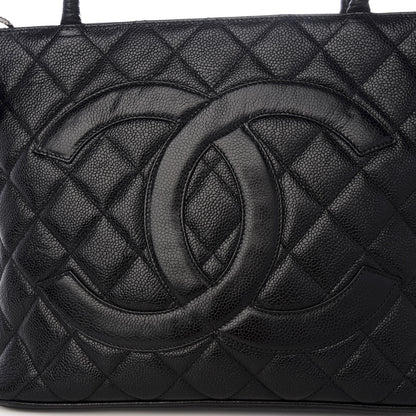 Chanel Caviar Quilted Medallion Tote Black 8 of 8