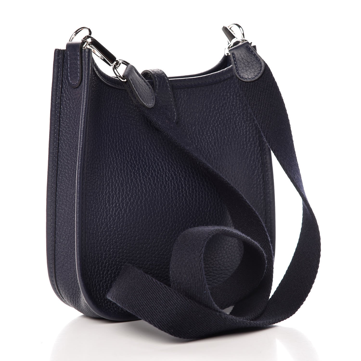 Hermes Taurillon Clemence Evelyne TPM Bleu Nuit 3 of 11