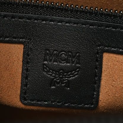 MCM Calfskin Aren Clutch Crossbody Black 6 of 11