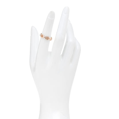 Hermes 18K Rose Gold PM Chaine D'Ancre Enchainee Ring 52 6 2 of 5