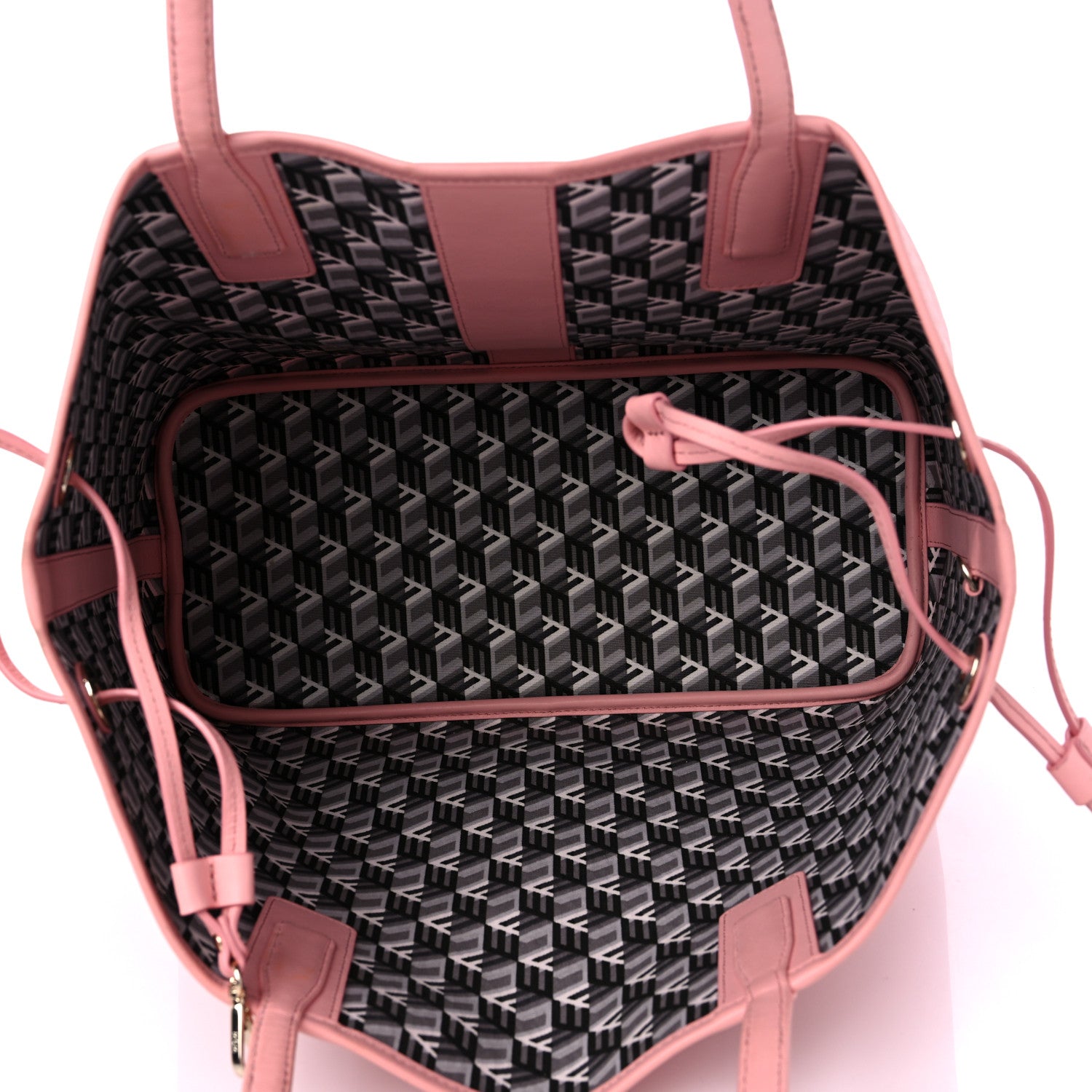 MCM Visetos Medium Liz Reversible Shopper Tote Blossom Pink 5 of 17