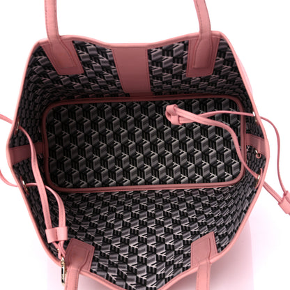 MCM Visetos Medium Liz Reversible Shopper Tote Blossom Pink 5 of 17